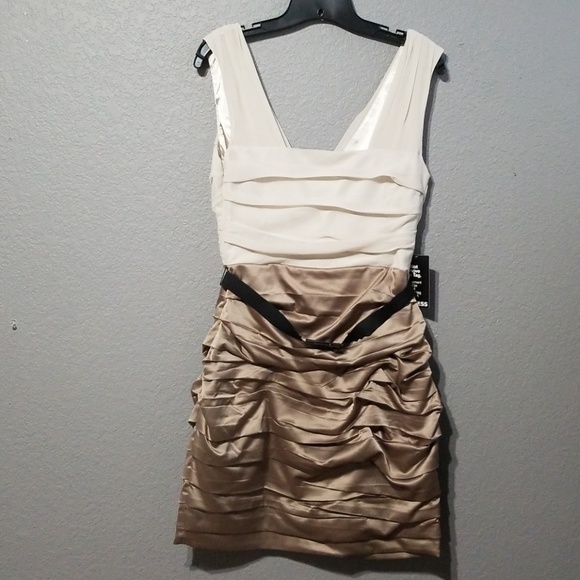 Express Two-Tone Dress - Picture 2 of 5